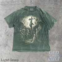 Crucifix Jesus Vintage 90s Style Graphic T-Shirt
