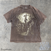 Crucifix Jesus Vintage 90s Style Graphic T-Shirt