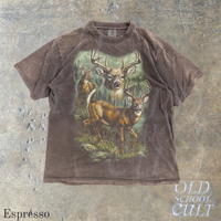 Deer Hunter Vintage 90s Style Nature Graphic T-Shirt