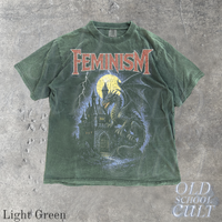 Feminism Dragon Vintage 90s Style Fantasy Graphic T-Shirt
