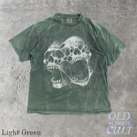 Screaming Skulls Vintage 90s Style Horror Graphic T-Shirt