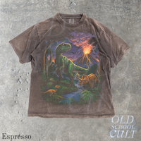 Jurassic Dinosaur Vintage 90s Style Prehistoric Graphic T-Shirt