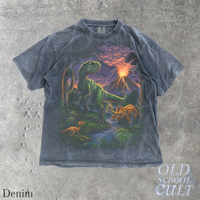 Jurassic Dinosaur Vintage 90s Style Prehistoric Graphic T-Shirt