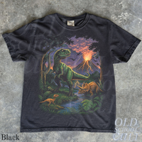 Jurassic Dinosaur Vintage 90s Style Prehistoric Graphic T-Shirt