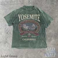 Vintage Yosemite California Mountain Wildlife Graphic T-Shirt