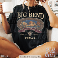 Big Bend California Vintage 90s Graphic T-Shirt