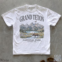 Vintage Grand Teton Wyoming National Park 90s Graphic T-Shirt