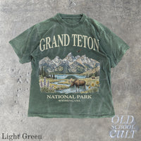 Vintage Grand Teton Wyoming National Park 90s Graphic T-Shirt