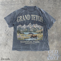 Vintage Grand Teton Wyoming National Park 90s Graphic T-Shirt