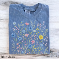 Vintage Wildflower 90s Botanical Graphic T-Shirt