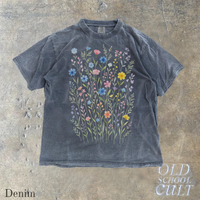 Vintage Wildflower 90s Botanical Graphic T-Shirt