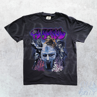 Mf Doom 90s Vintage Style Washed Tshirt, Retro Comfort Colors® Doom Rap Shirt, Nostalgia Hip Hop Tee, Metal Face, Unisex Adult Shirt