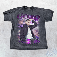 Gojo Warrior Vintage Bootleg 90s Style Anime Shirt, Vintage 2000s Japanese Anime Graphic Shirt, Unisex Cotton Oversize Anime Warrior Tee, Manga Streetwear